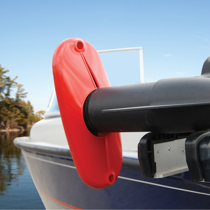 Housse d'hélice pour moteur de pêche à la traîne Taylor Made - Housse à 2 pales - 12" - Rouge