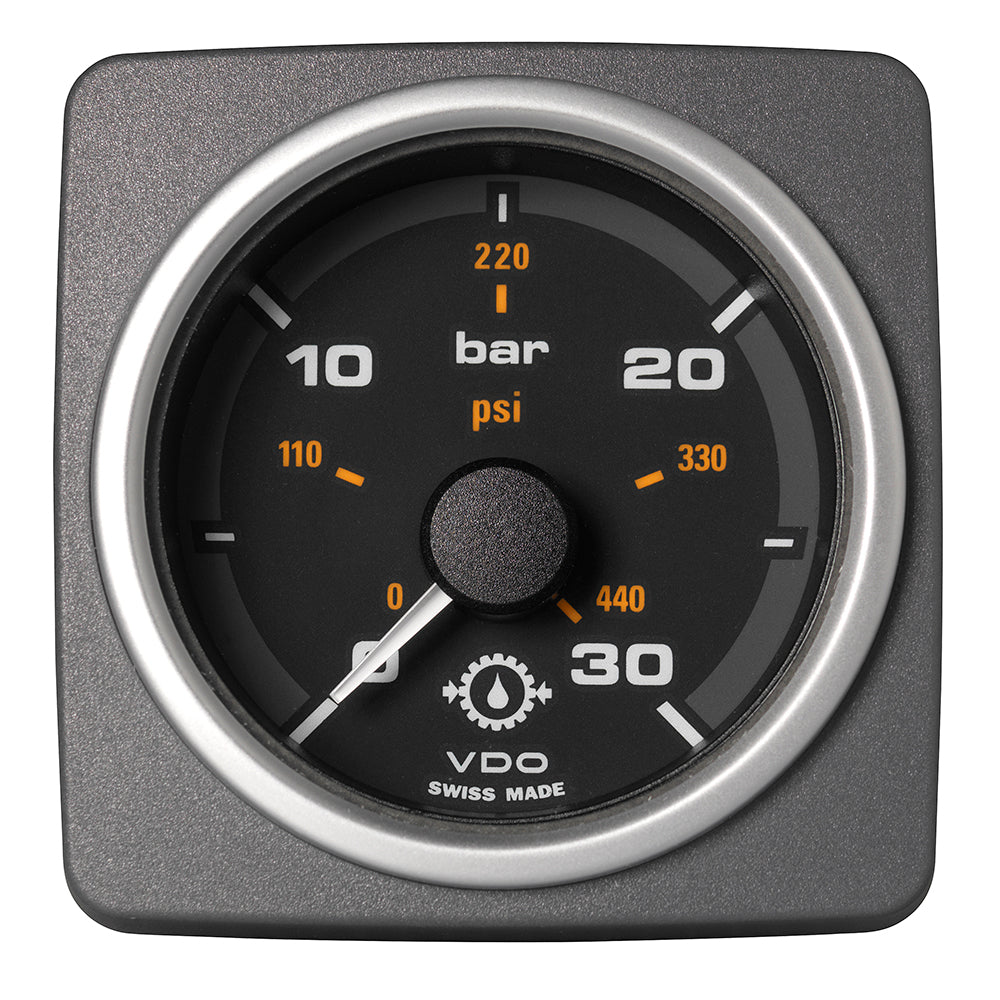 Huile de transmission Veratron AcquaLink 52 mm (2-1/16"), pression 30 bar/440 psi - Cadran noir