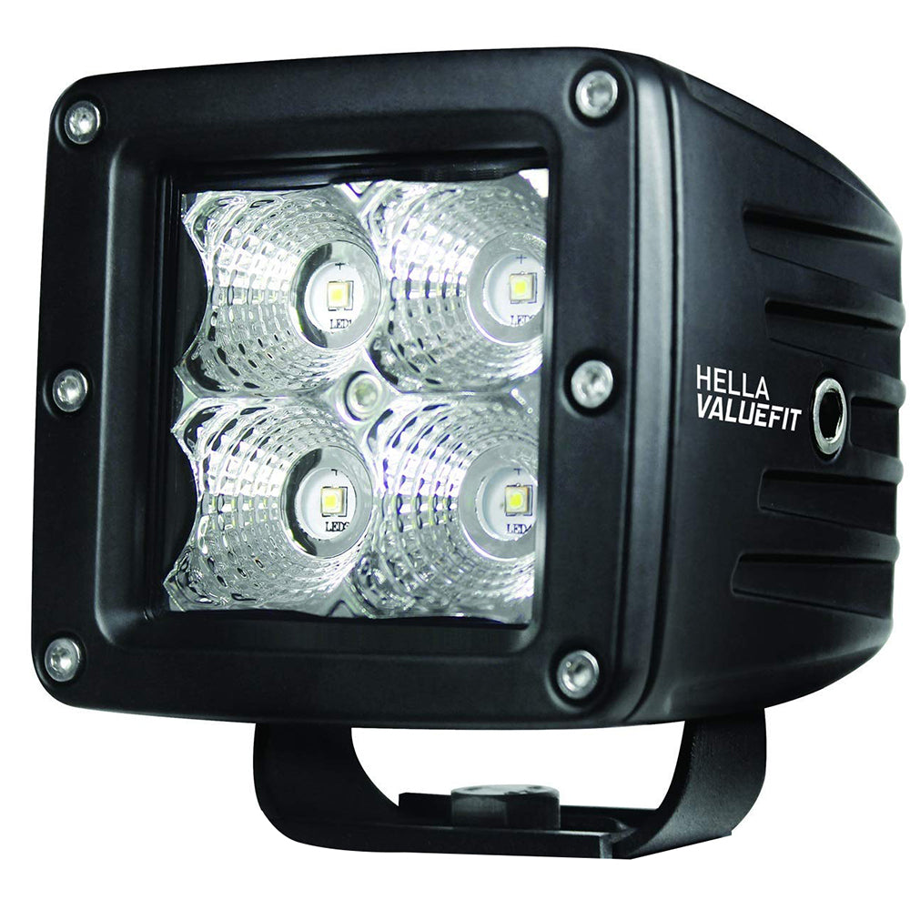 Projecteur LED Hella Marine Value Fit 4 Cubes - Noir