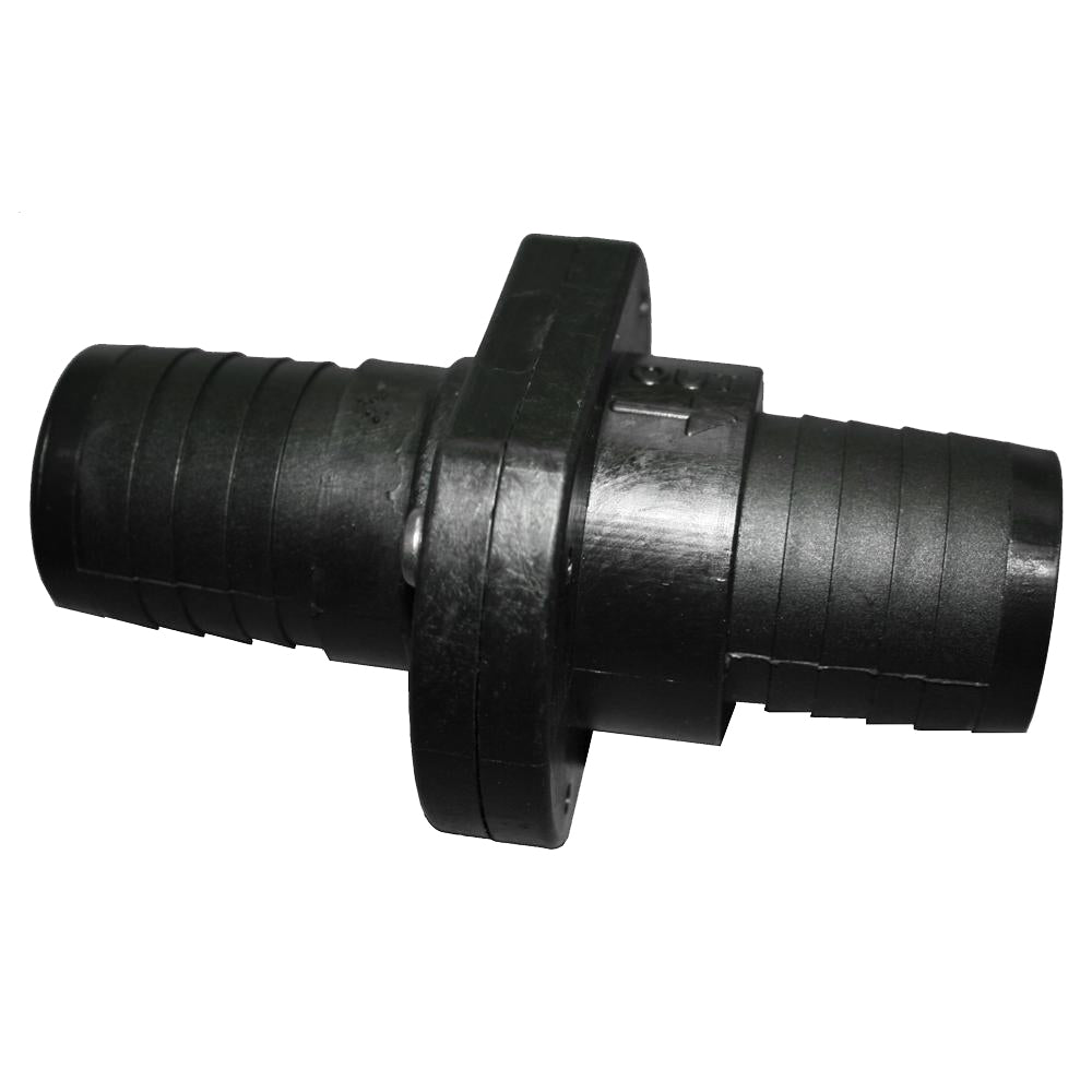 Clapet anti-retour en ligne à double barbillon TH Marine - 1-1/2" - Noir
