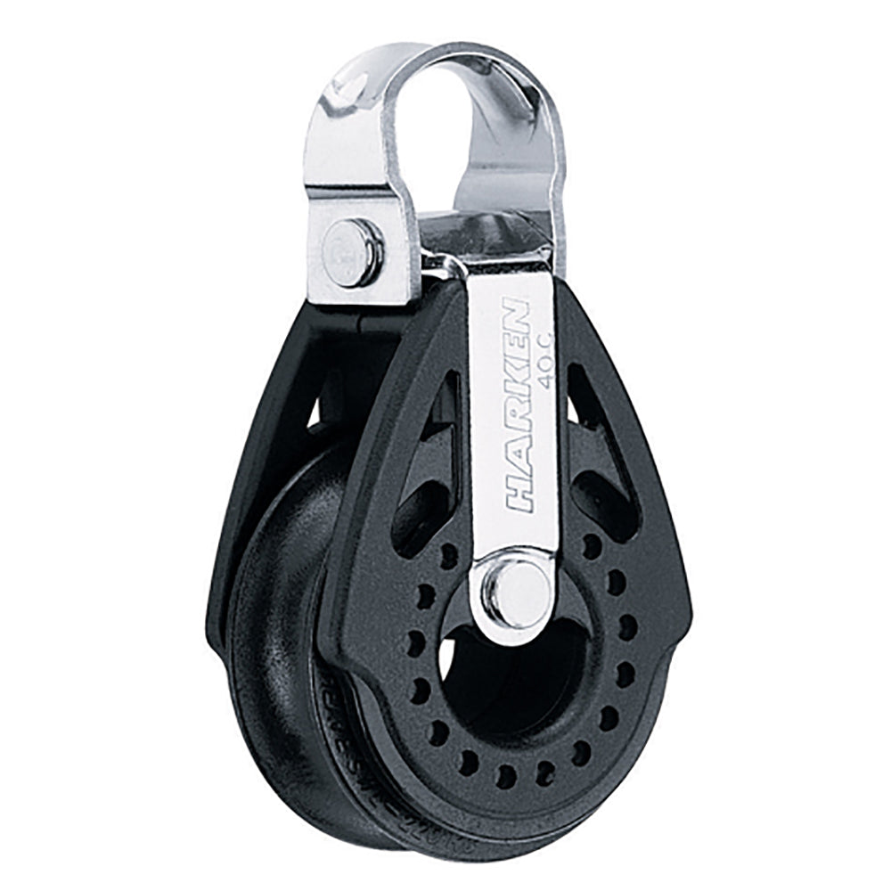 Poulie Harken Carbo 40 mm à tête fixe 90