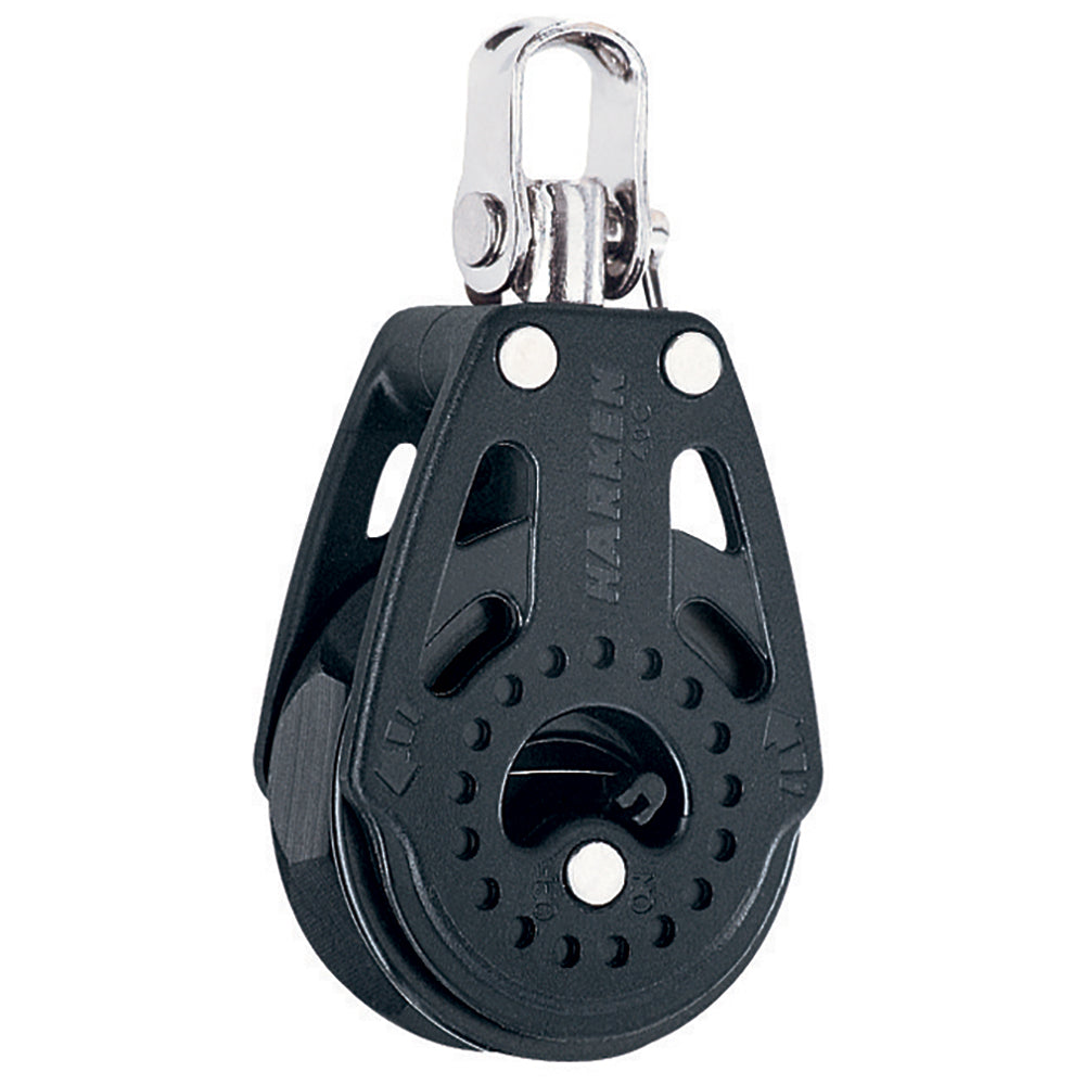 Poulie à cliquet simple Harken Carbo 40 mm avec émerillon