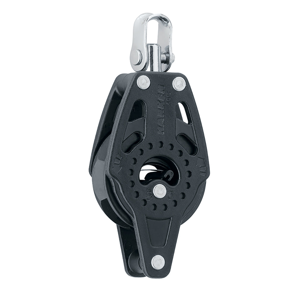 Poulie à cliquet simple Harken Carbo 40 mm avec ringot pivotant