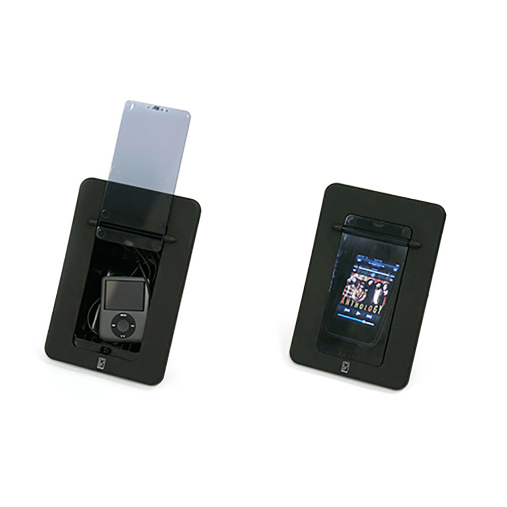 Boîtier latéral pour smartphone Poly-Planar Spa avec porte - Noir