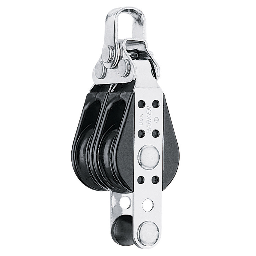 Poulie double balle Harken 29 mm avec ringot
