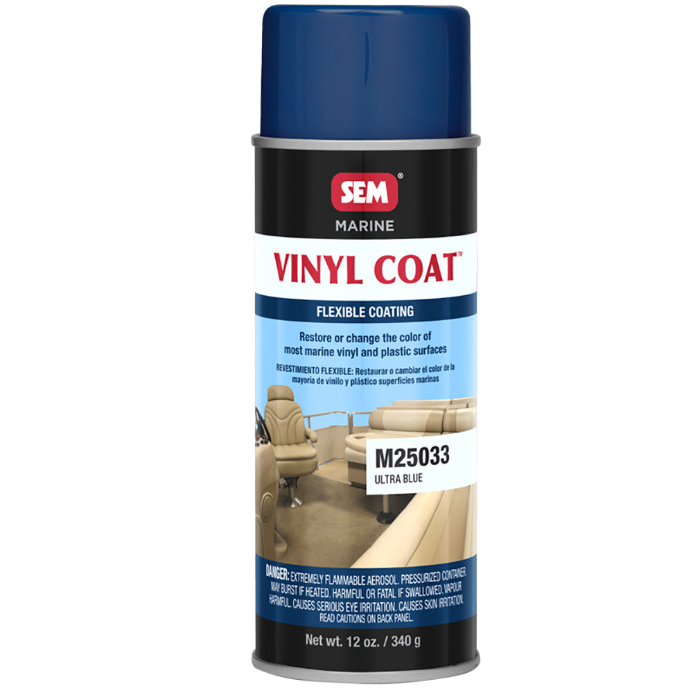 Revêtement vinyle SEM - Bleu ultra - 12 oz