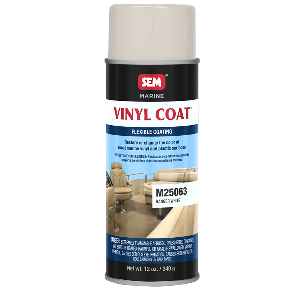 Revêtement en vinyle SEM - Ranger White - 12 oz