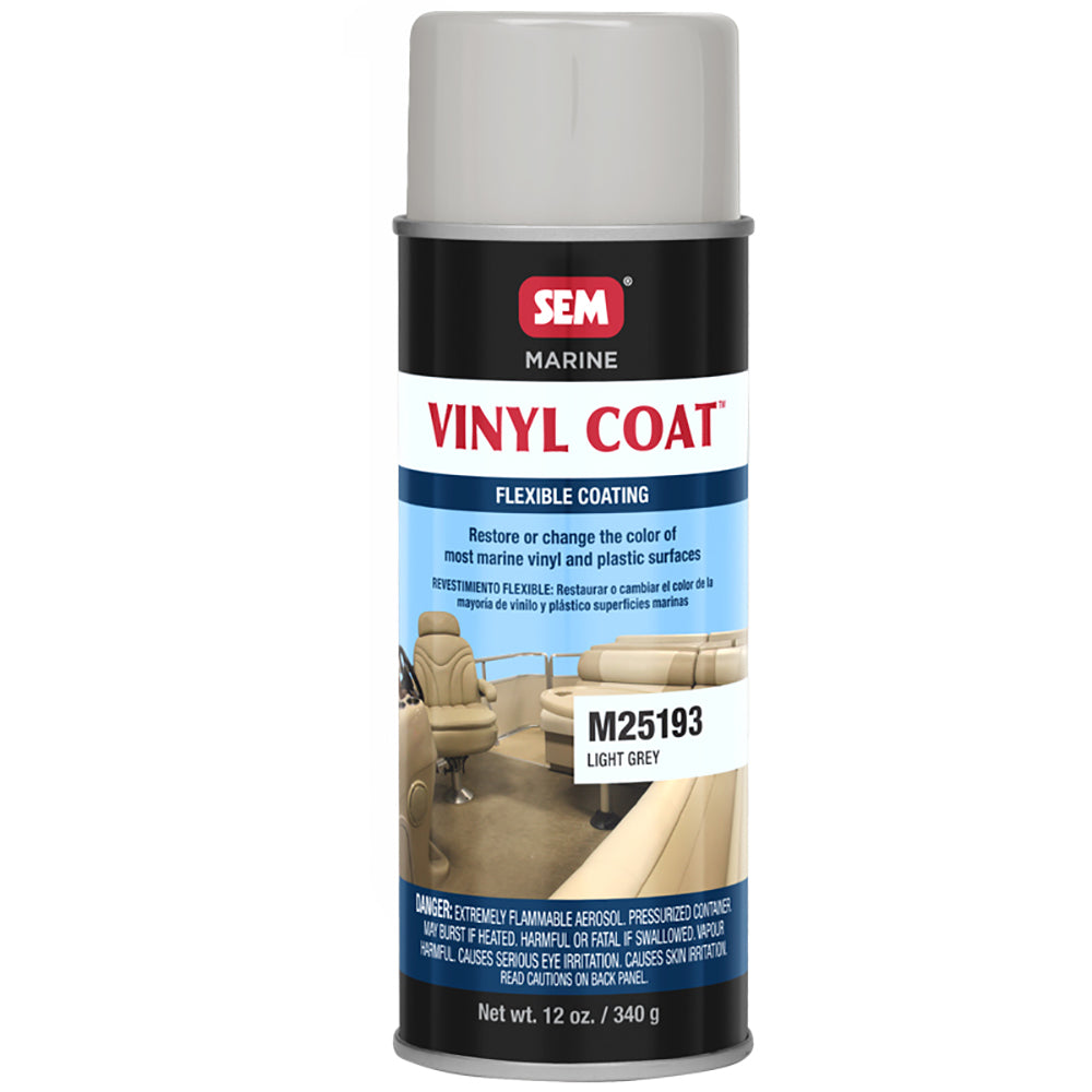 Revêtement en vinyle SEM - Gris clair - 12 oz