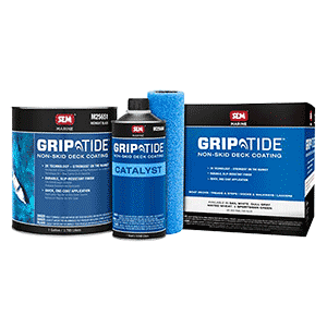 Kit de revêtement de pont antidérapant SEM GripTide - Noir minuit