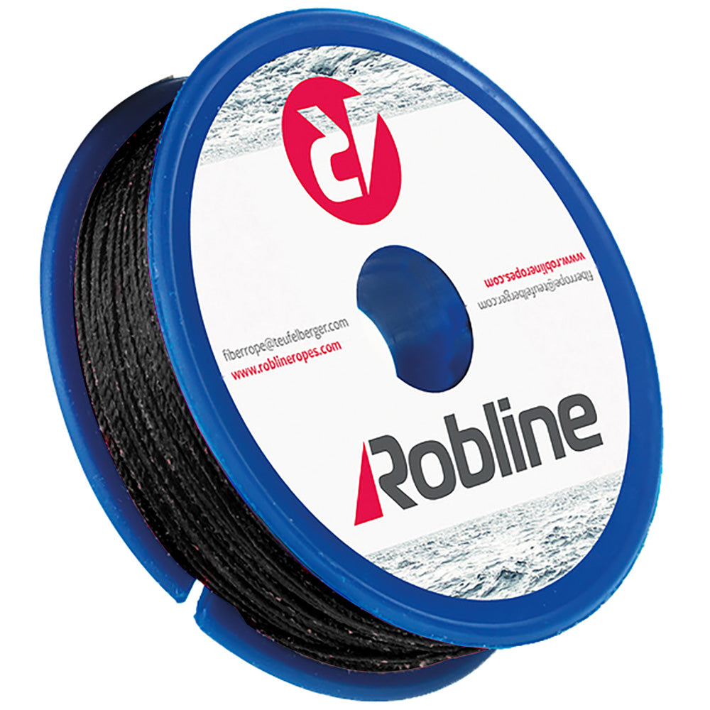 Ficelle à fouetter cirée Robline - 0,8 mm x 40 m - Noir
