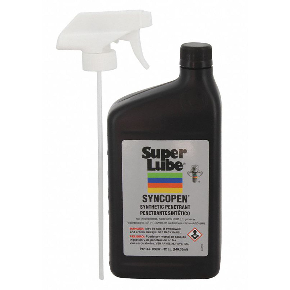 Pénétrant synthétique Super Lube Syncopen (non aérosol) - Vaporisateur à gâchette 1 pinte