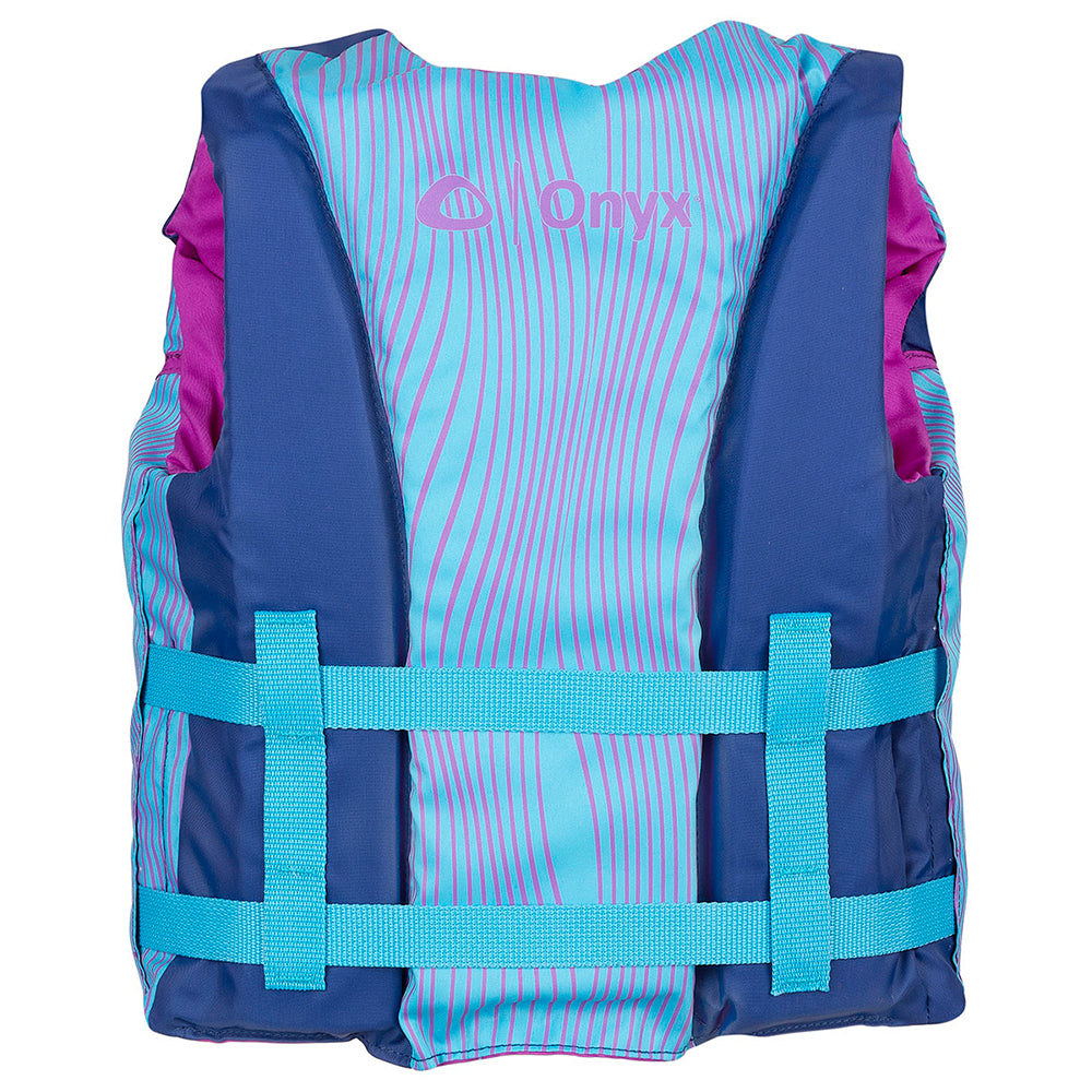 Gilet de sauvetage pour sports nautiques Onyx Shoal All Adventure Youth Paddle - Bleu