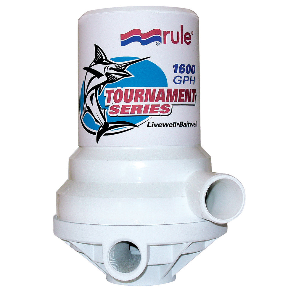 Pompe de vivier Rule Tournament Series 1600 GPH à double port