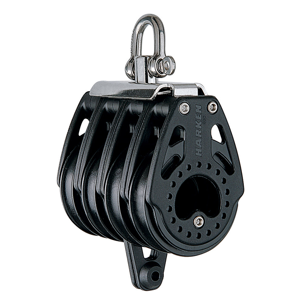 Emerillon à poulie quadruple Harken 57 mm, ringot central