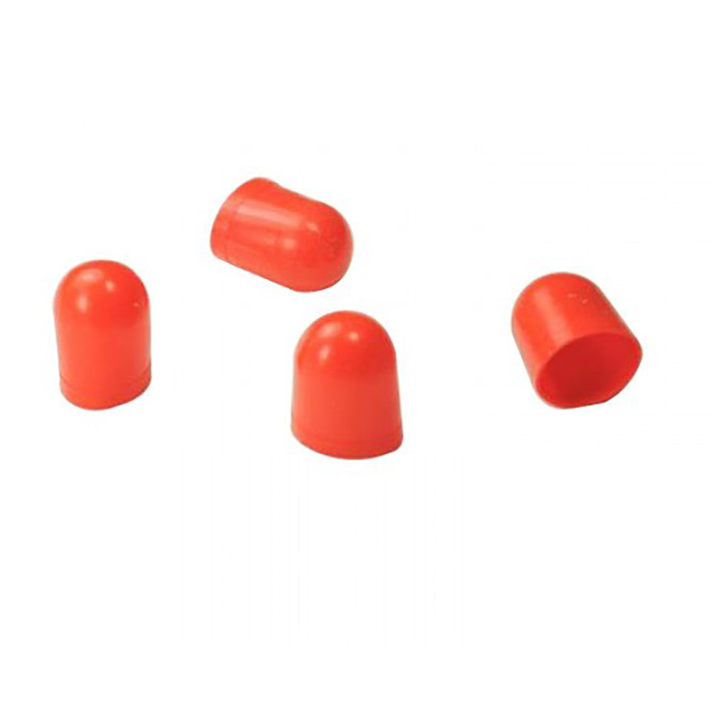 VDO Light Diffuser f/Type C E Wedge Bulb - Red - 4 Pack