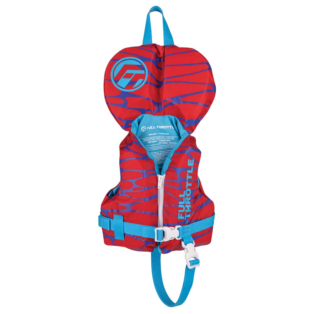 Gilet de sauvetage en nylon pour bébé Full Throttle - Rouge