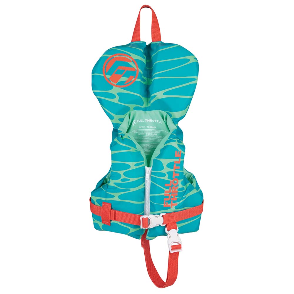 Gilet de sauvetage en nylon pour bébé Full Throttle - Aqua