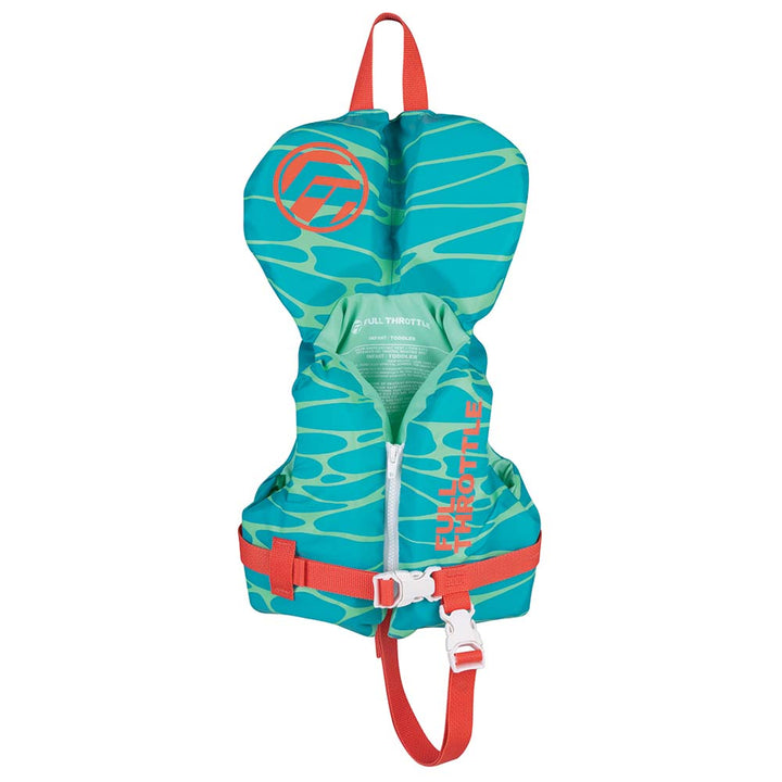 Gilet de sauvetage en nylon pour bébé Full Throttle - Aqua