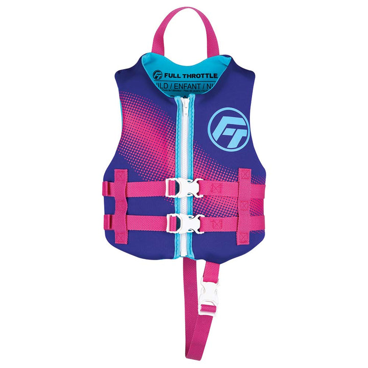Gilet de sauvetage à séchage rapide pour enfant Full Throttle - Violet