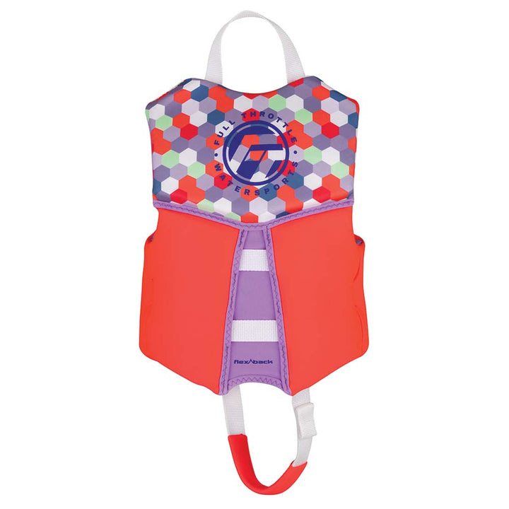 Gilet de sauvetage Full Throttle pour enfant à séchage rapide et dos flexible - Rose
