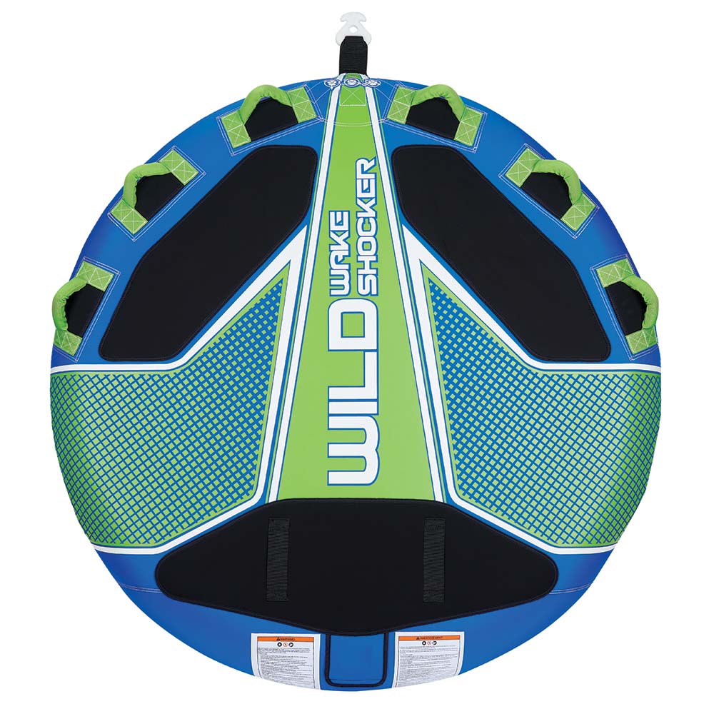Bouée tractable Full Throttle Wild Wake Shocker - 3 passagers - Bleu