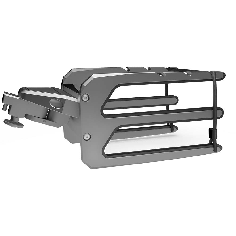Support de planche élastique pivotant pour sports nautiques PTM - Gris titane