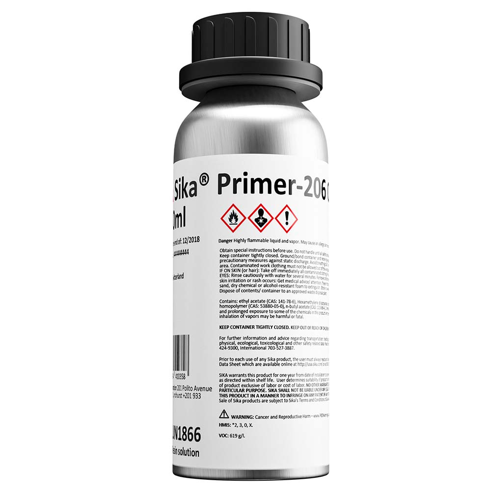 Sika Primer-206 G+P Noir Flacon de 250 ml