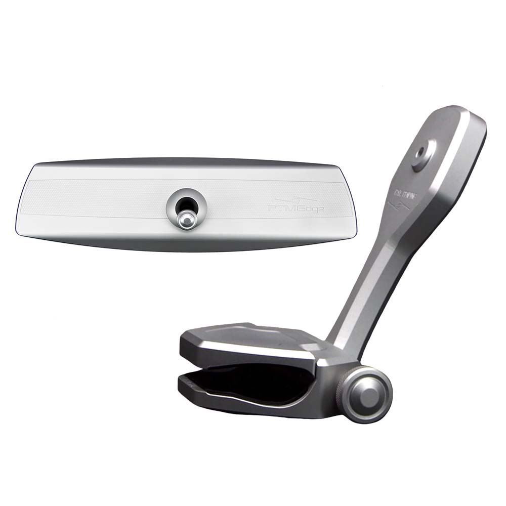 PTM Watersports Mirror/Bracket Kit w/VR-140 Elite Mirror ZXR-320 (Silver)