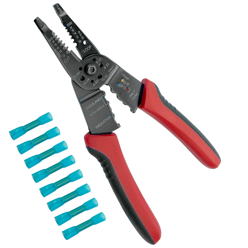 Kit de gaine thermorétractable marine TH avec connecteurs d'outils de fil 6 en 1