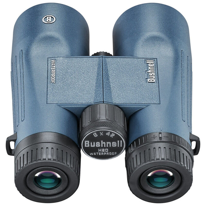 Bushnell 8x42mm H2O Binocular - Dark Blue Roof WP/FP Twist Up Eyecups