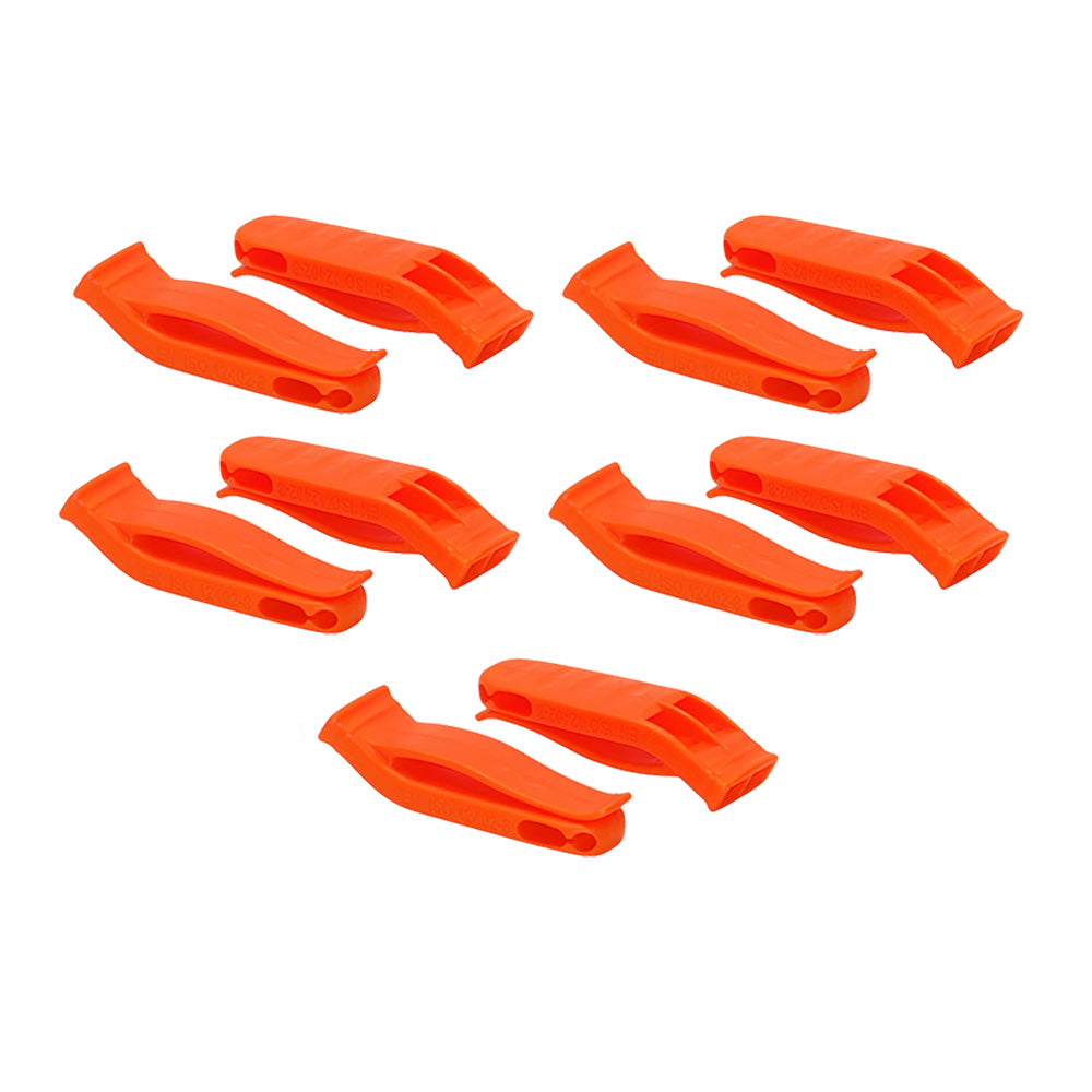 Sifflet de signalisation Mustang - Orange *Pack de 10