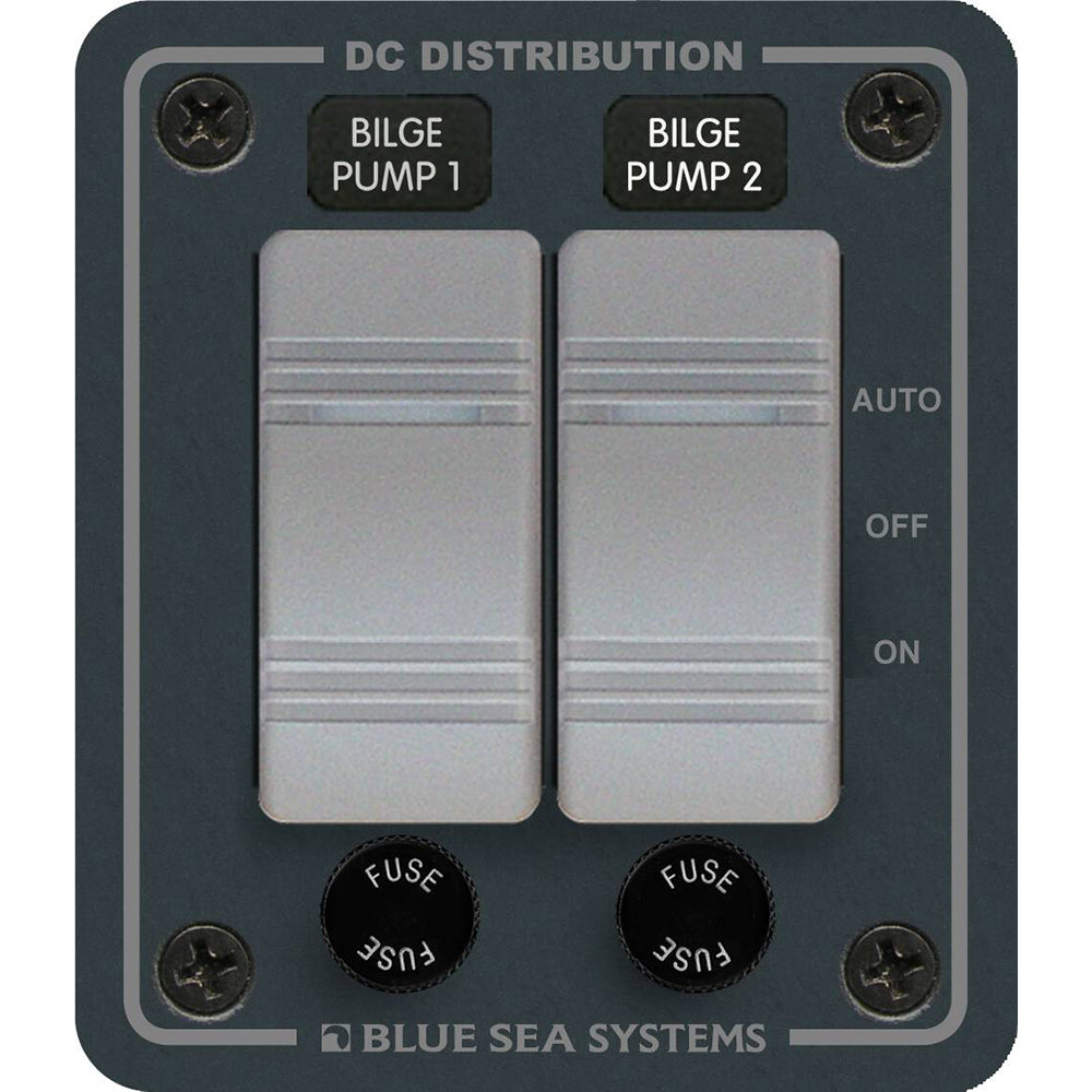 Panneau de commande de pompe de cale Blue Sea 8664 Contura 2