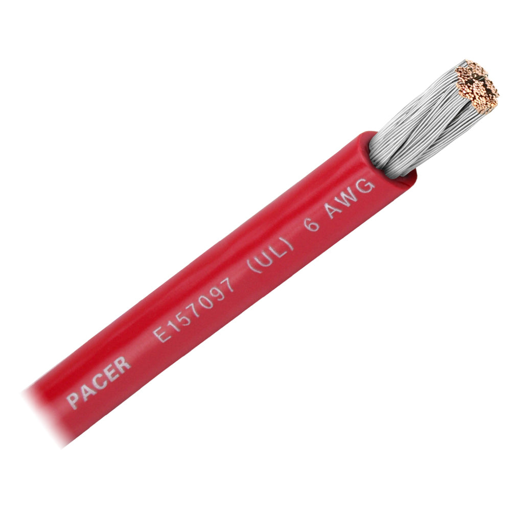 Câble de batterie Pacer Red 6 AWG - Vendu au pied