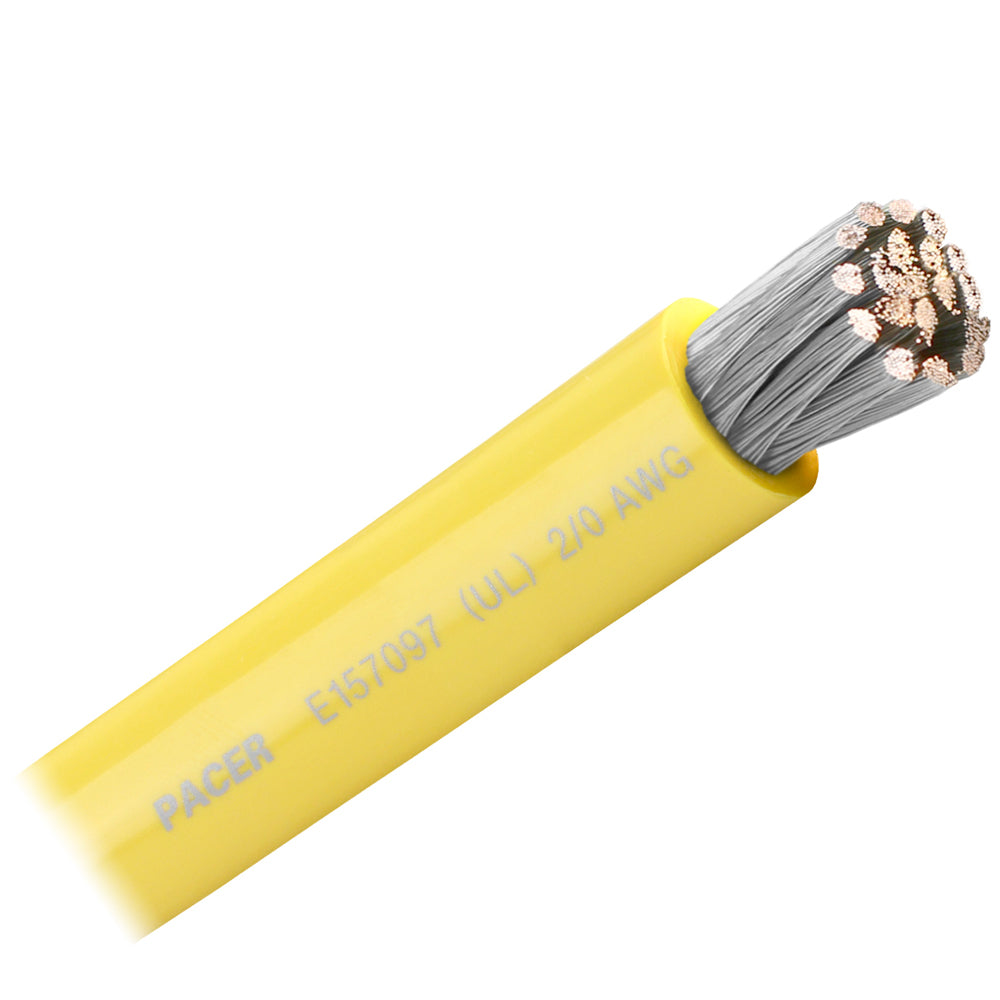 Câble de batterie Pacer jaune 2/0 AWG - Vendu au pied