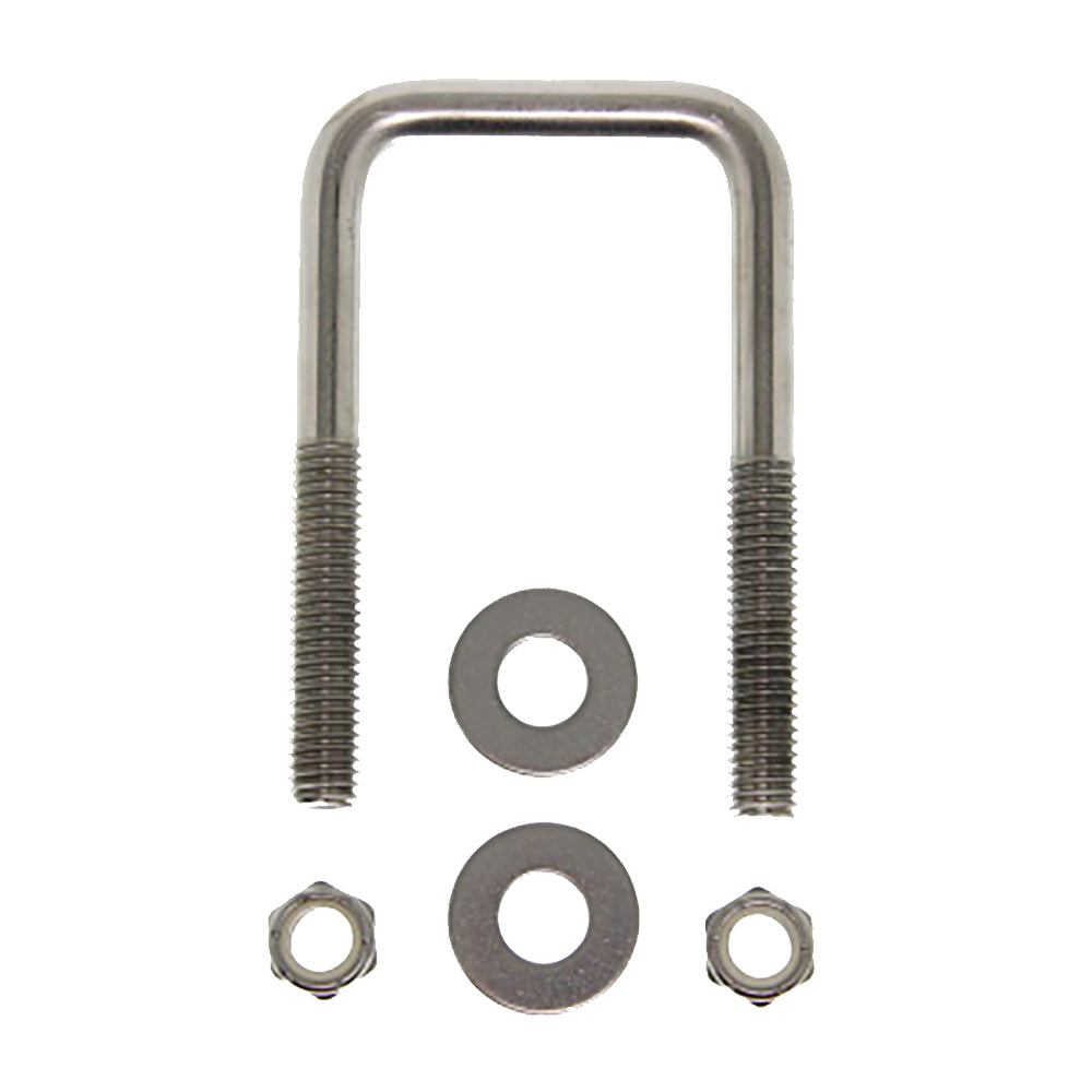 Boulon en U en zinc CE Smith 7/16"-14 x 3-1/8" x 3" avec rondelles et écrous - Carré