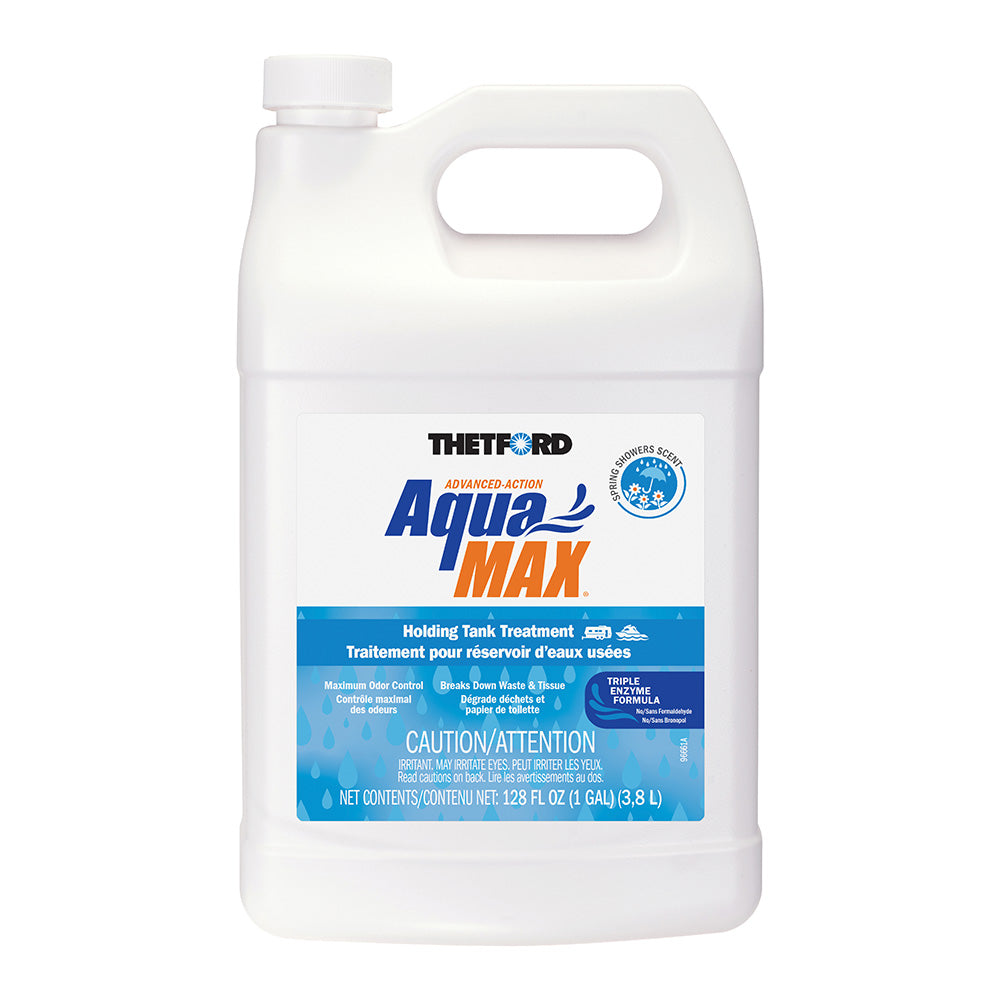 Traitement pour réservoir de rétention Thetford AquaMax - 1 gallon - Parfum de douche printanière