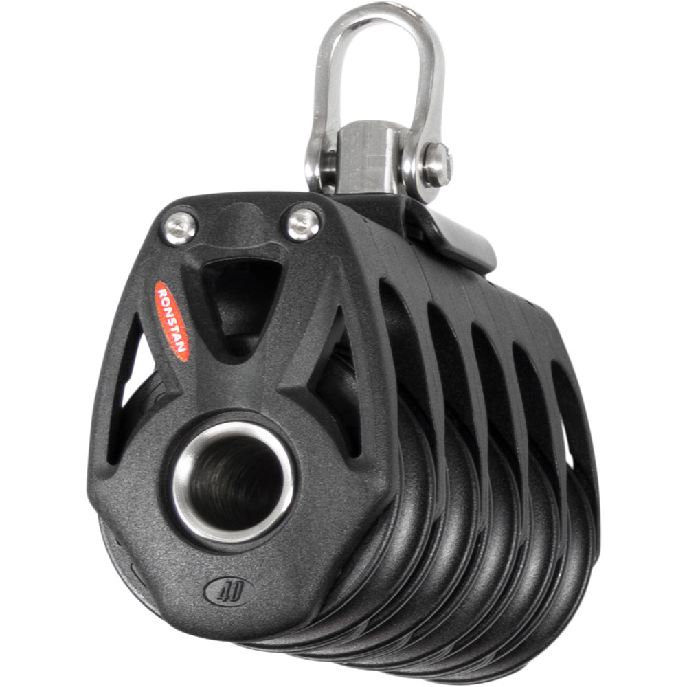 Poulie Quin Ronstan Série 40 Orbit BB avec manille pivotante
