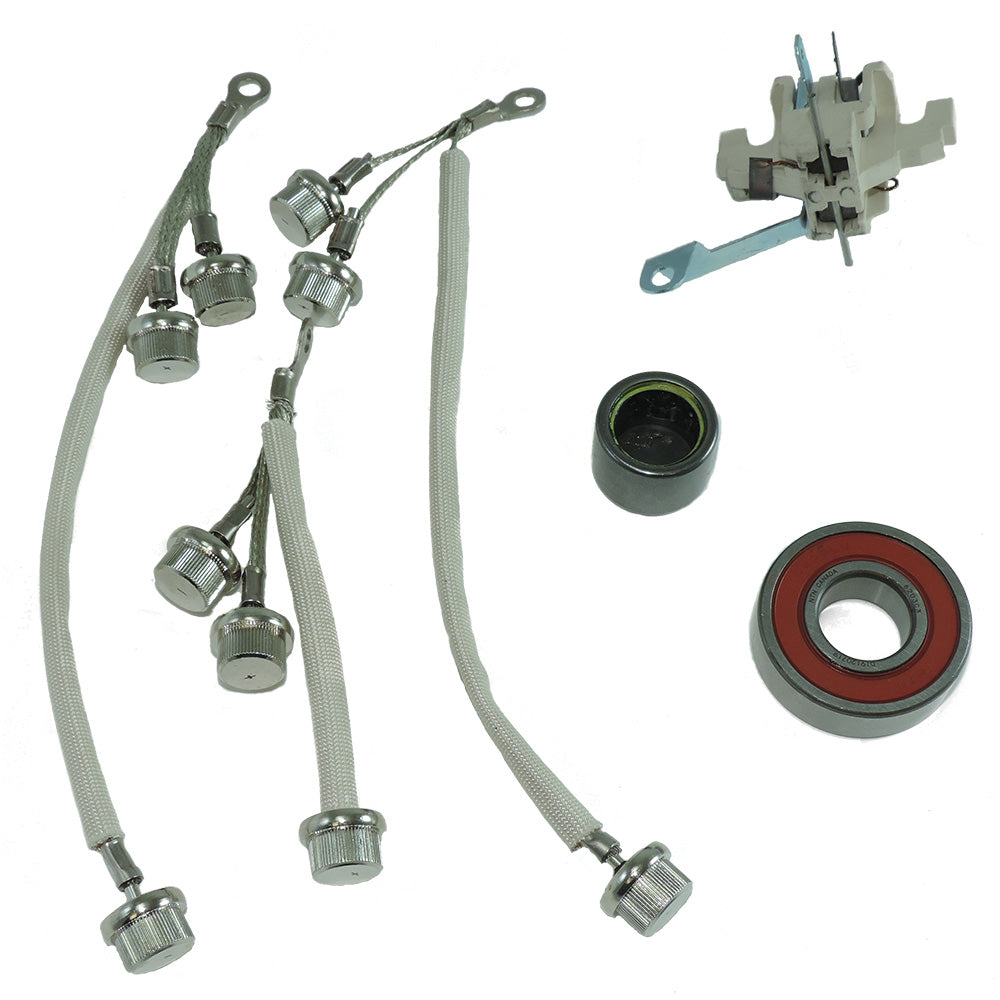Kit de réparation Balmar Offshore série 90 12/24 V comprenant roulements, balais et diode positive/négative