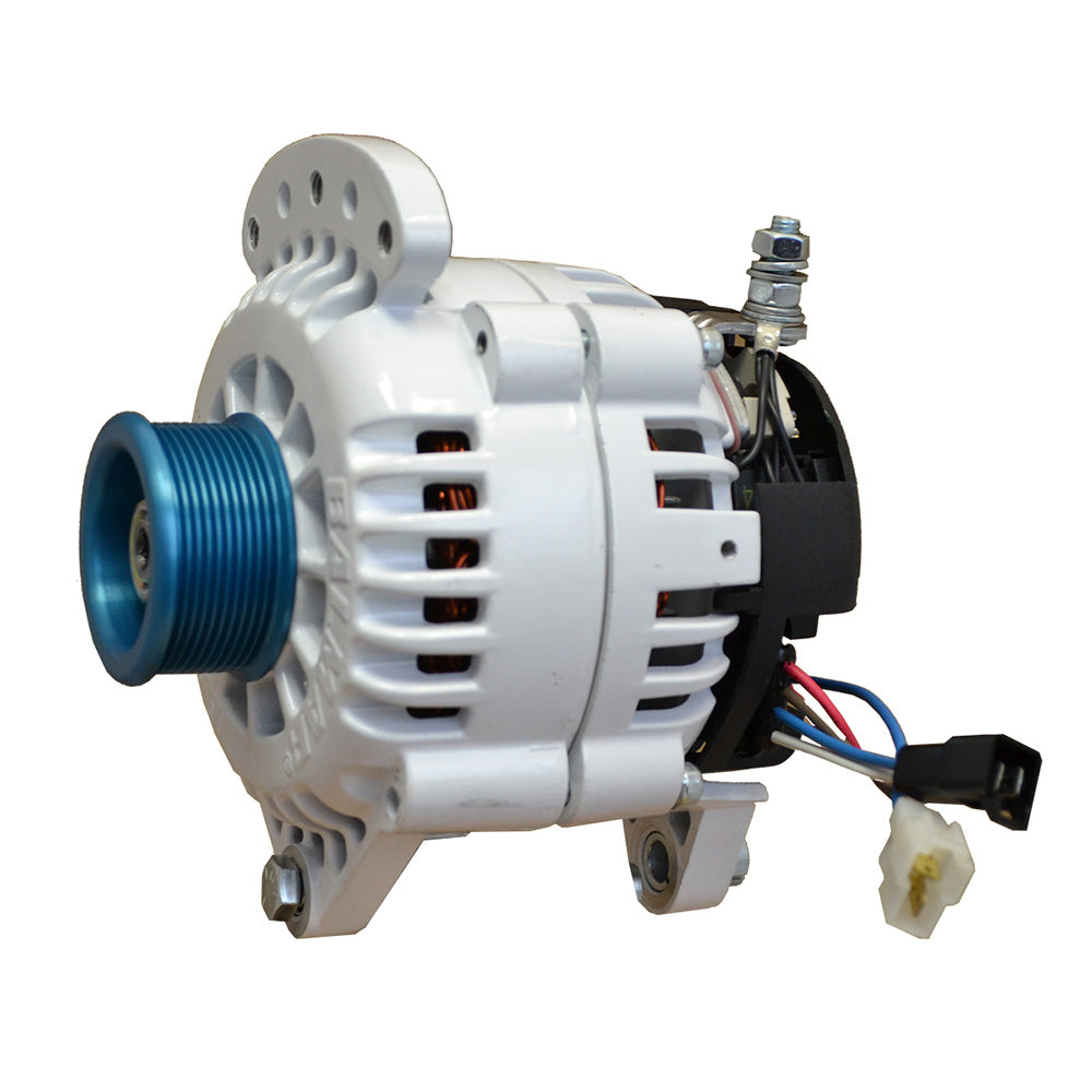 Alternateur Balmar 100 A 12 V 3,15" à double pédale avec poulie J10 et masse isolée