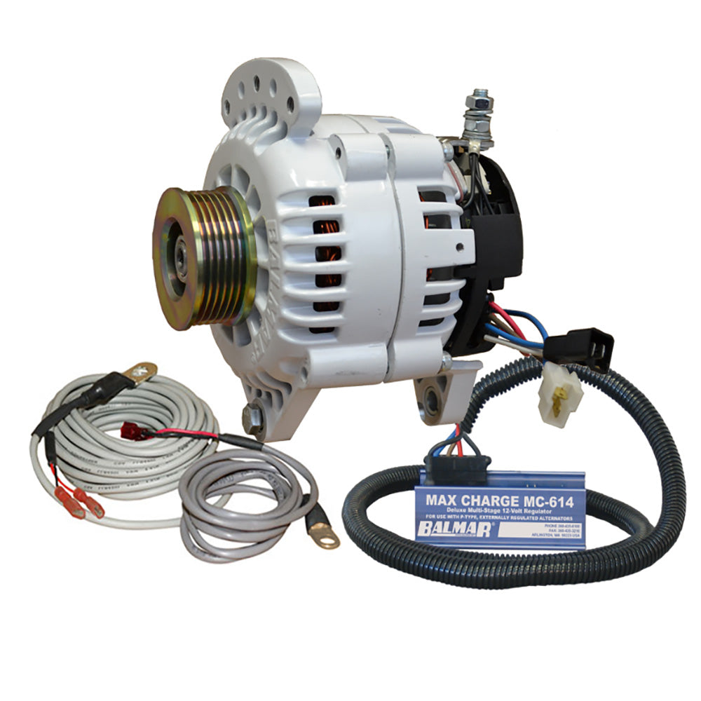 Kit alternateur Balmar 100 A 12 V 3,15" double pédale K6 poulie régulateur capteur de température