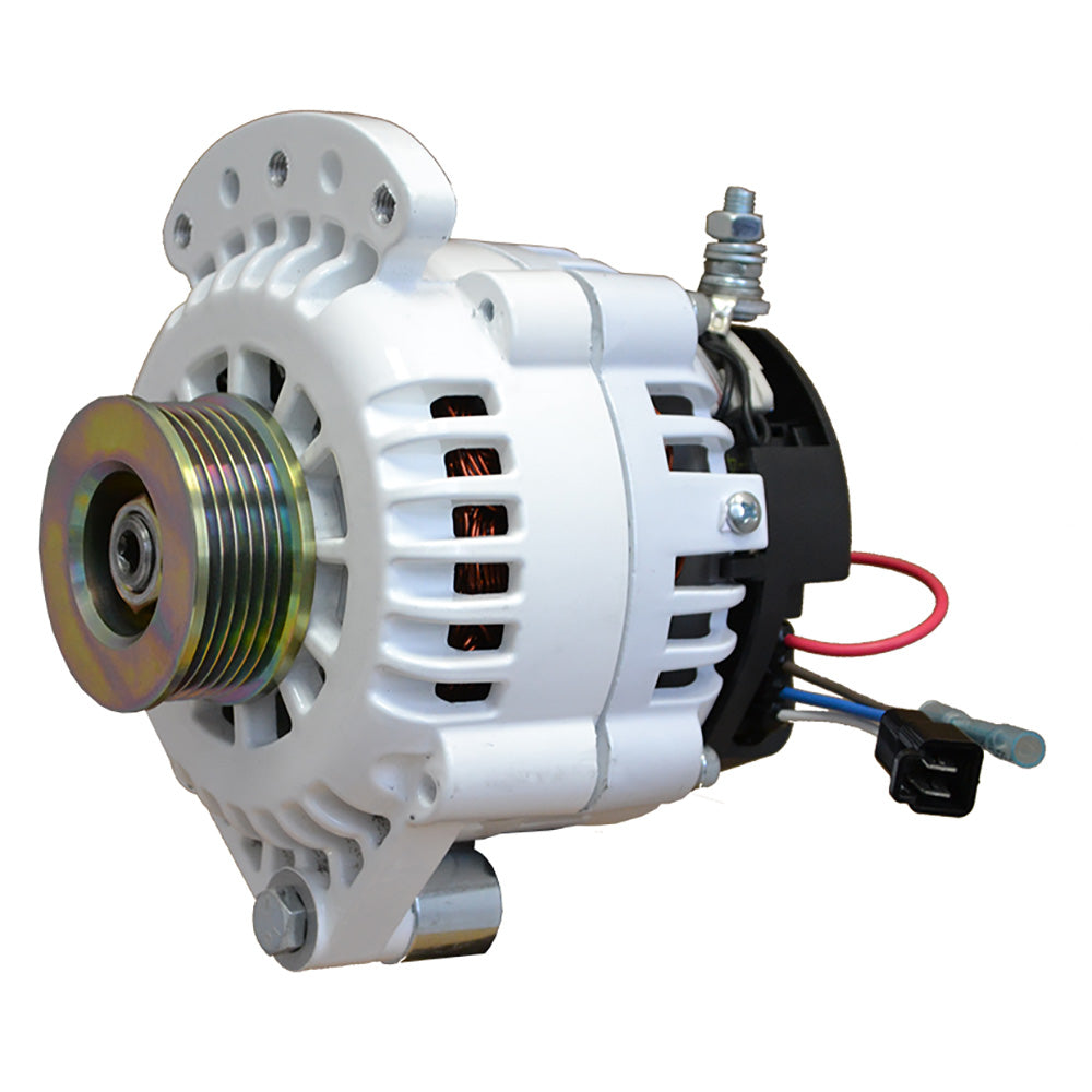Alternateur Balmar 100 A 12 V 1-2 po, montage sur broche, poulie K6 avec terre isolée