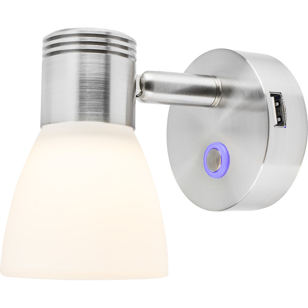 Lampe de lecture Sea-Dog Cabin avec variateur tactile et port USB