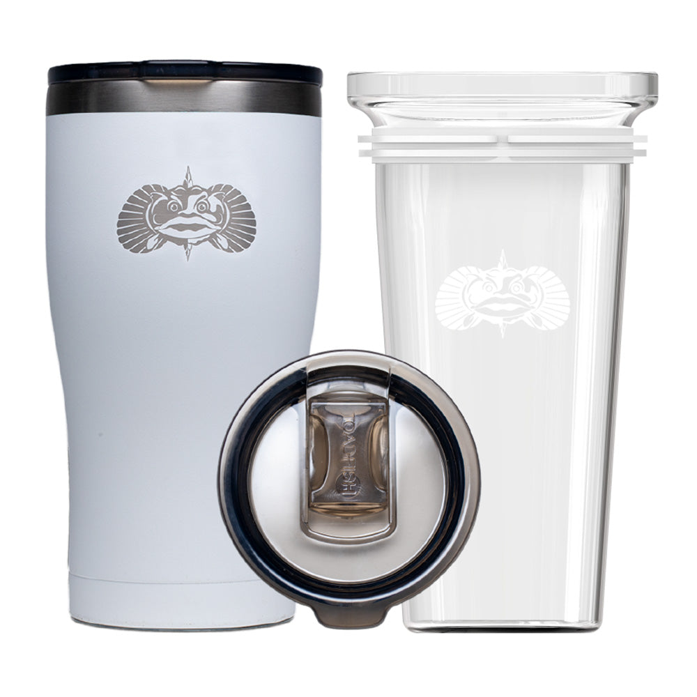 Gobelet anti-basculement Toadfish 20 oz - Blanc