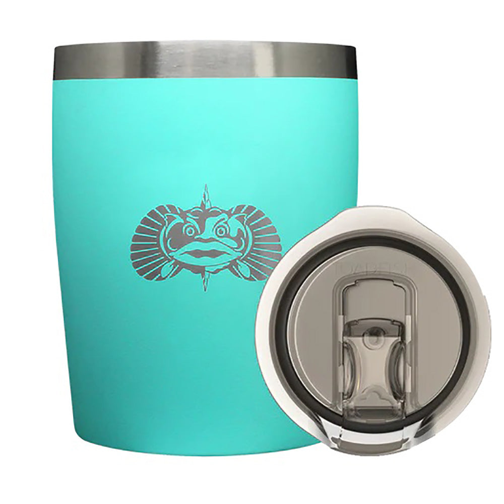 Verre à whisky anti-basculement Toadfish 10 oz - Bleu sarcelle