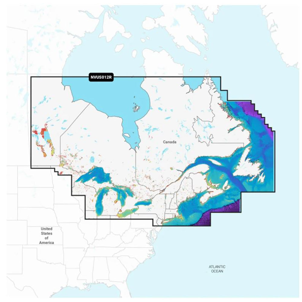 Garmin Navionics Vision+ NVUS012R Canada, East  Great Lakes