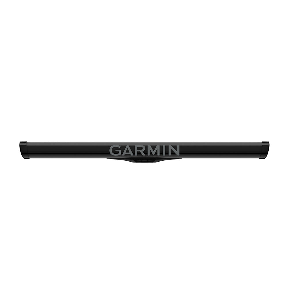 Black Garmin GMR Fantom 6' radar antenna array for marine navigation, showing the sleek antenna design on the product image.