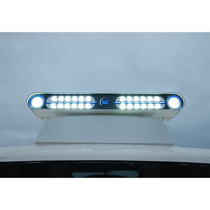 Shadow-Caster Eagle Ray LED Light Bar - White Housing  Dual Optics