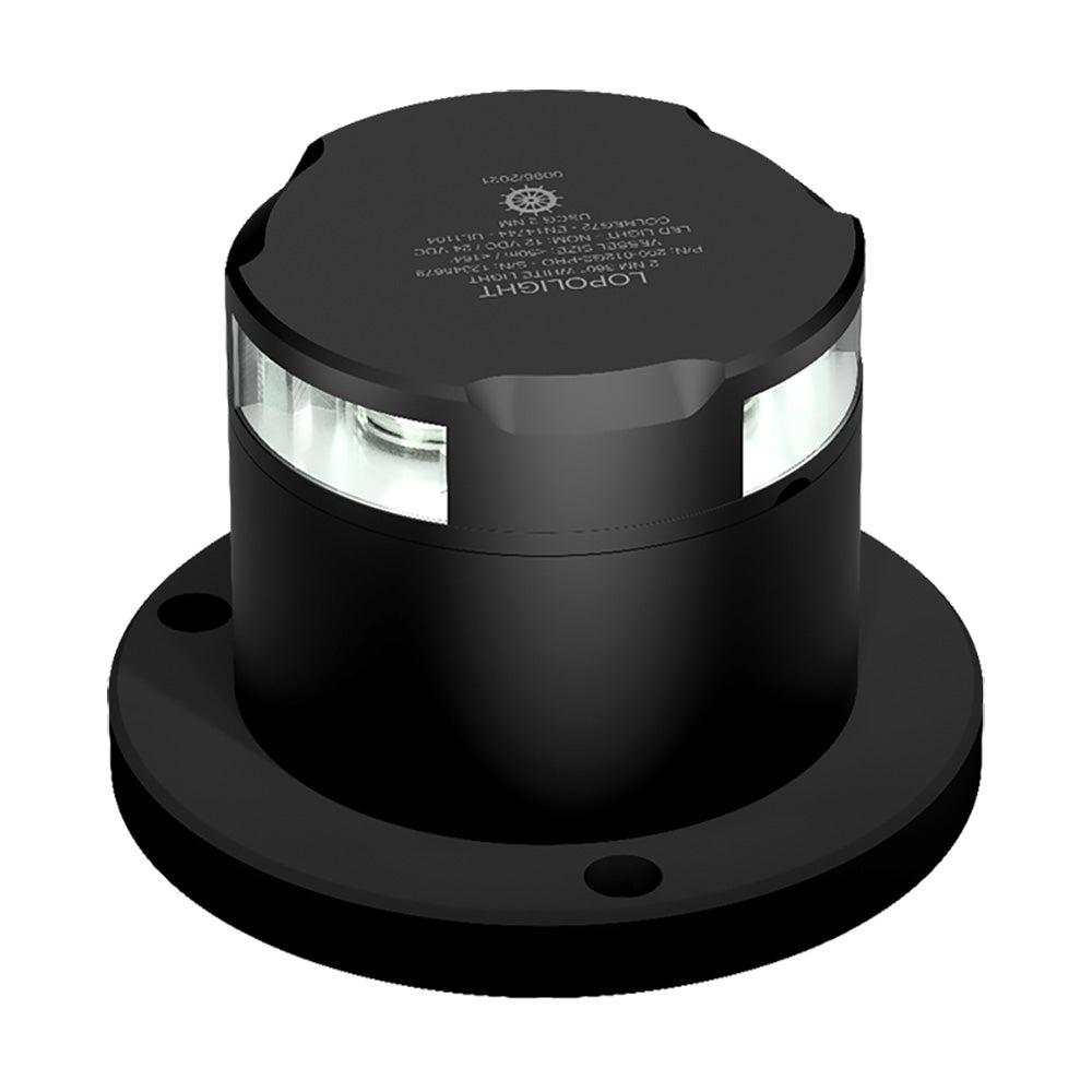 Lopolight 2nm 360 Anchor Light Pro - Black Anodized - White Light