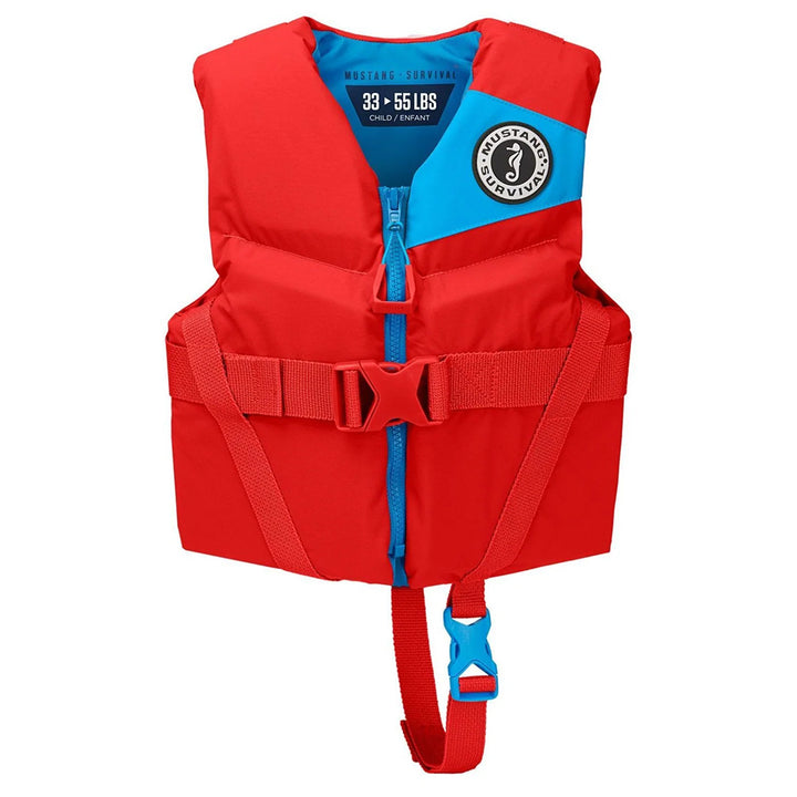 Gilet de sauvetage en mousse Mustang Child Rev - Rouge impérial