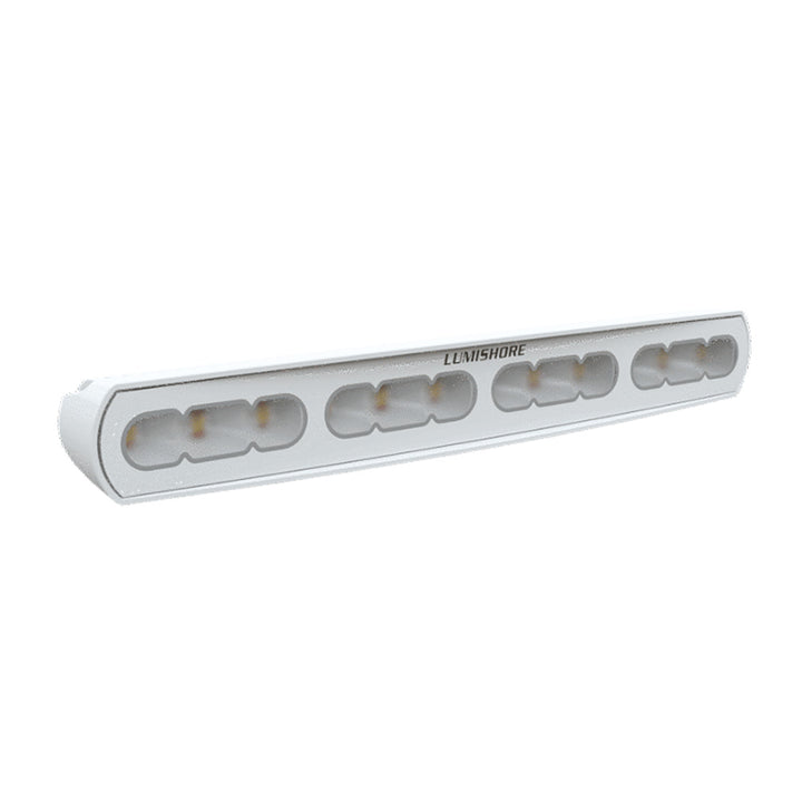 Lumishore LUX 18-inch flood light, LED spreader light for marine or outdoor use, with durable housing and bright illumination.